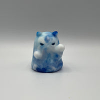 Lucky Cat Ghost -  Glow Swirl Edition